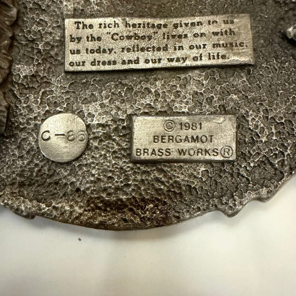 Bergamot Brass Works vintage 1981
